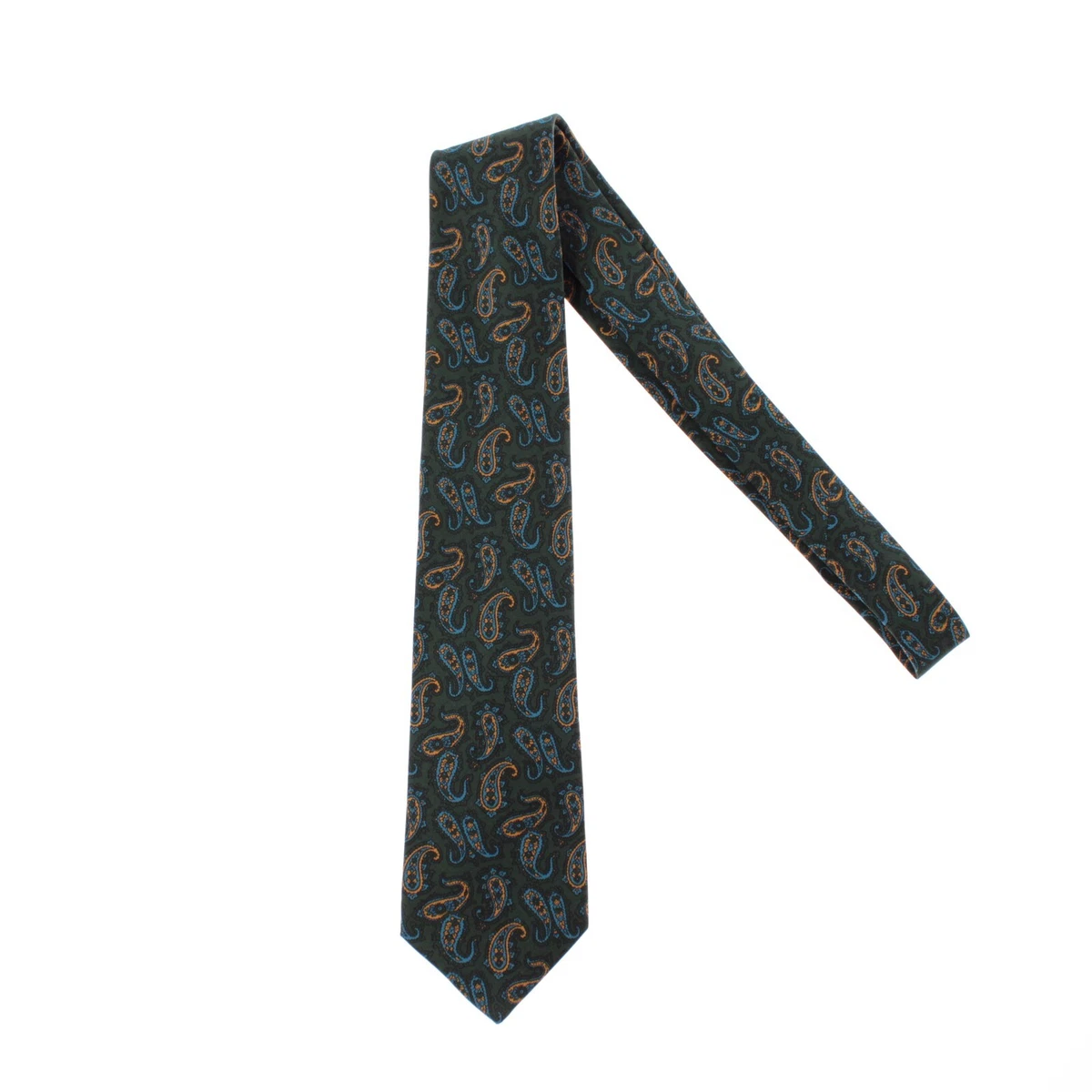 KITON SILK 7 FOLDS TIE BLUE – Michi D'Amato