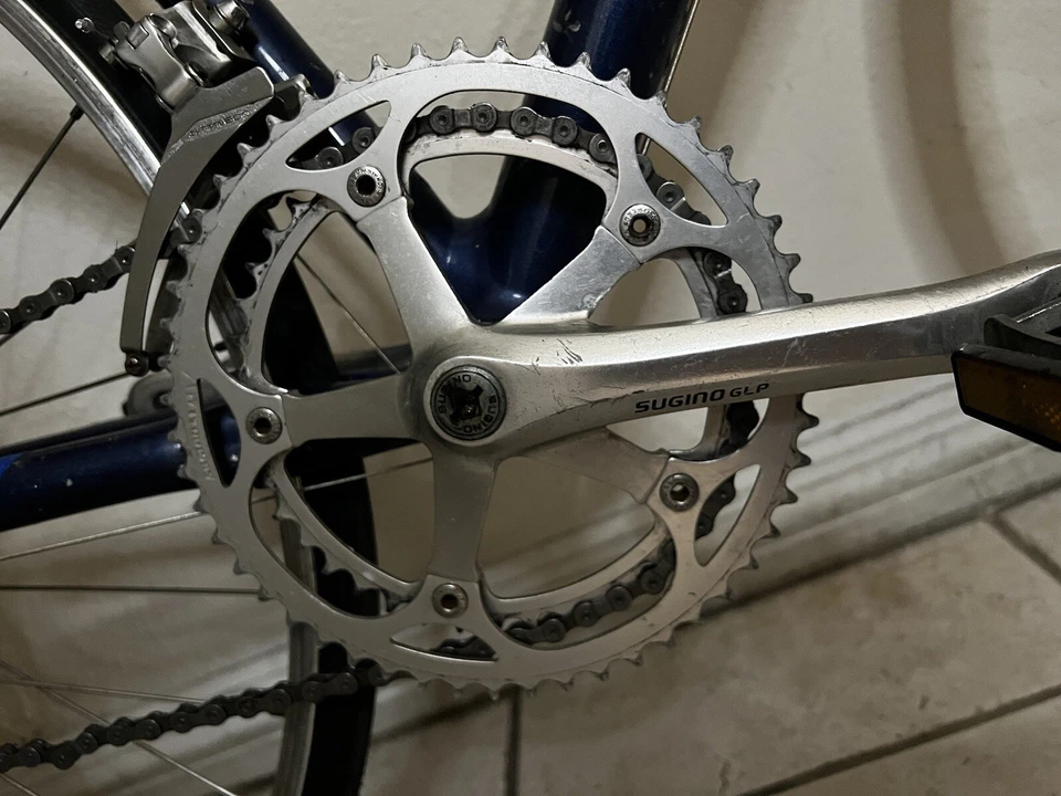 Bicicleta de Carretera Cannondale Vintage 55cm, 700c Azul Desviador Mavic Shimano 600 Palancas Foto 3 de 4