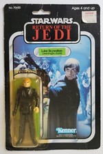 Vintage 1983 Kenner Star Wars ROTJ Luke Skywalker Jedi Knight Outfit 77 Back