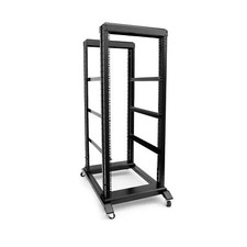 27U 4 Post Open Frame Server Rack Suitable 19inch Server Equipment Cold Rolle...