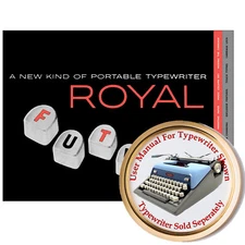 Royal Futura Typewriter Owner's Manual User Manual Instruction Manual Guide