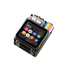 Portable Bluetooth Speaker with 2" Touch Screen HD Sound Wireless Stereo SpeaktI