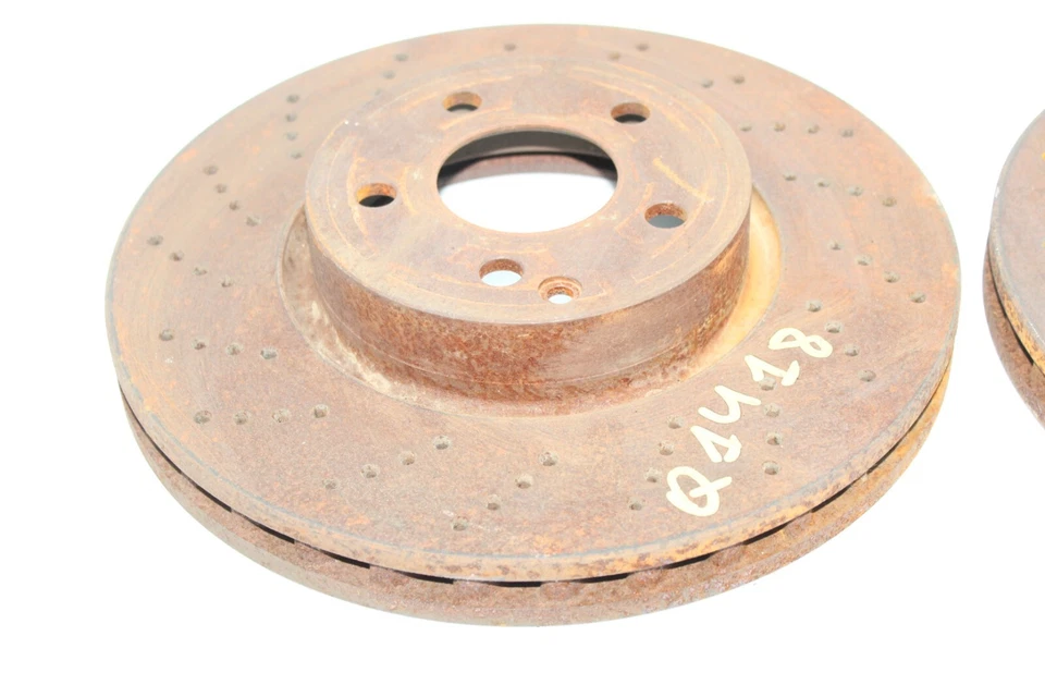 10-16 MERCEDES-BENZ E350 PAR ROTORES FRENO DELANTEROS DEPORTIVOS Q1418 Foto 2 de 4