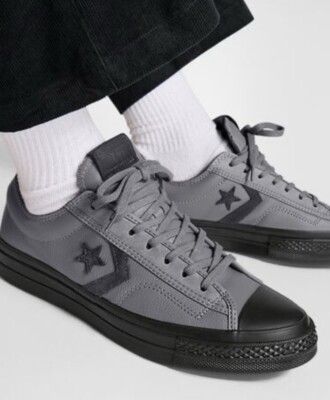 Women's Converse Star Player 76 Luxe Low Classic Grey Dark