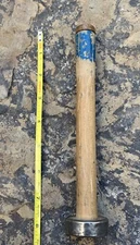 Antique Wood Sewing Spool. Rare. Blue  