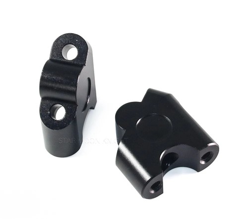 22mm / 7/8" Offset Clamp Risers For Yamaha FZ6R FZ-6R Riser Extension Adapter - Picture 13 of 14