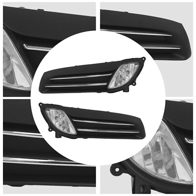 Halogen Fog Lamp Left & Right Side Fog Light For 2010-2012 Hyundai Genesis Coupe