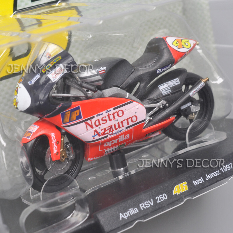 1:18 Scale Diecast Motorcycle Model Toy Aprilia RSV 250 Miniature