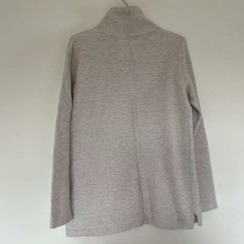 Maglione Fat Face Cream collo lungo cotone felpa collo alto - donna taglia UK 12 - Foto 3 di 9