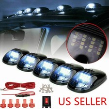 For Dodge Ram 1500 2500 3500 Rooftop Cab Running Light Led 6000k Smoked Lens Kit