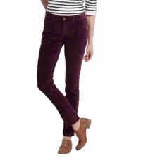 Anthropologie Pilcro and the Letterpress Serif Velvet Skinny Pants Womens 27 EUC