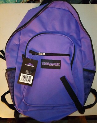 Trailmaker Classic Purple Book Bag New With Tag