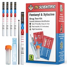 TN Scientific FYL & XYL Drug Test Strip Kit 5 Pack Powder, Liquid, & Urinalysis