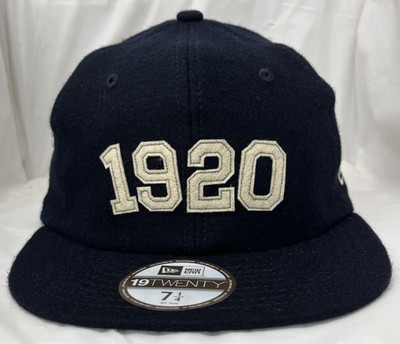 New Era 19TWENTY 7 1/4 1920 Cap Hat Black Vintage Look