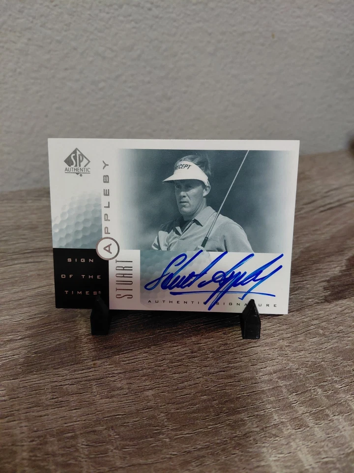 2001 SP Authentic Stuart Appleby Auto PGA Pro Consistently On The Leaderboard  - Image 4 of 4