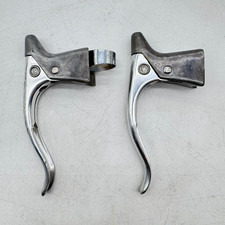 Vintage Road Bike Cycling Campagnolo F & R Brake Levers No Hoods Non-aero
