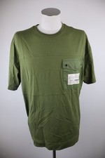 Napapijri Mens XL Logo T-Shirt Casual Vintage Short Sleeve Cotton Crewneck Green
