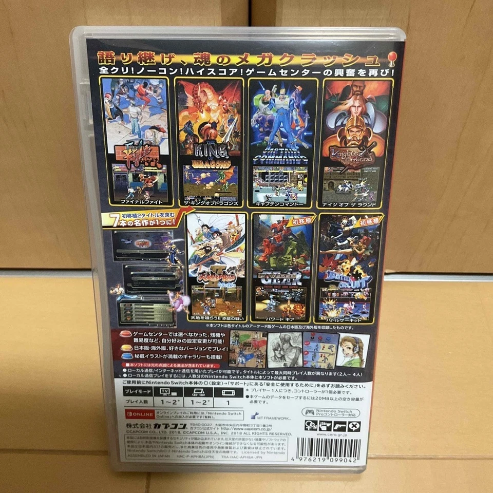 USED Nintendo Switch Capcom belt action collection JAPAN 99042 IMPORT 92 - Image 2 of 4