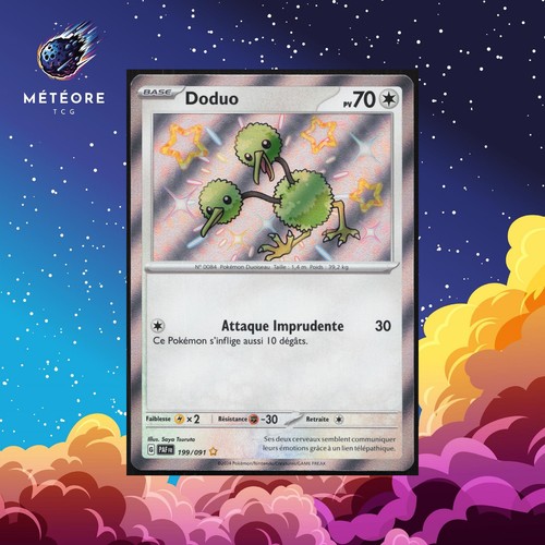 Carte Pokémon Doduo 199/091 Déstinées de Paldea Français