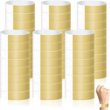 400 St&uuml;ck Eintrittsb&auml;nder, Einlassb&auml;ndchen Papier(Gold)