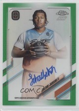 2021 Chrome OTE Overtime Elite Green Refractor 52/75 Jahzare Jackson Auto 15wb