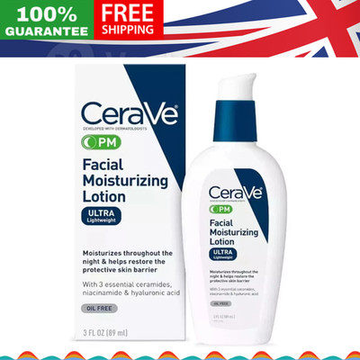 CeraVe Facial Moisturizing Lotion PM mit Niacinamid und Ceramiden 89ml