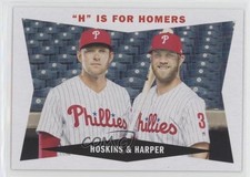 2020 Topps Archives 1960 Combo Cards Bryce Harper Rhys Hoskins #60CC-HH 2m6