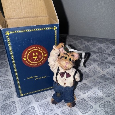 LN Vintage Boyds Bears FLETCHER PUCKERUP Purrstone CAT Christmas Tree TOMCAT