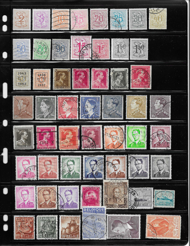 A Nice Selection of Used Belgium Postage Stamps (Lot N3)