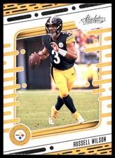 Russell Wilson 2024 Panini Absolute #88 Steelers NFL READ FREE SHIP AutographDen
