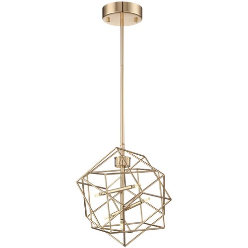 Light Source Ls11 Lite Source LS-19854GOLD Stacia LED 11 inch French Gold Pendant Ceiling ...