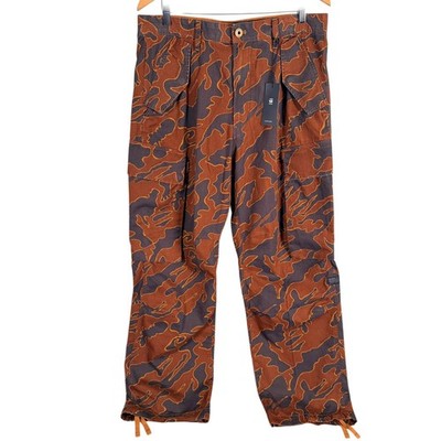 G-Star Raw Straight Cargo Pants Rodeo Island Camo Mens Actual 34x31 Ripstop $210