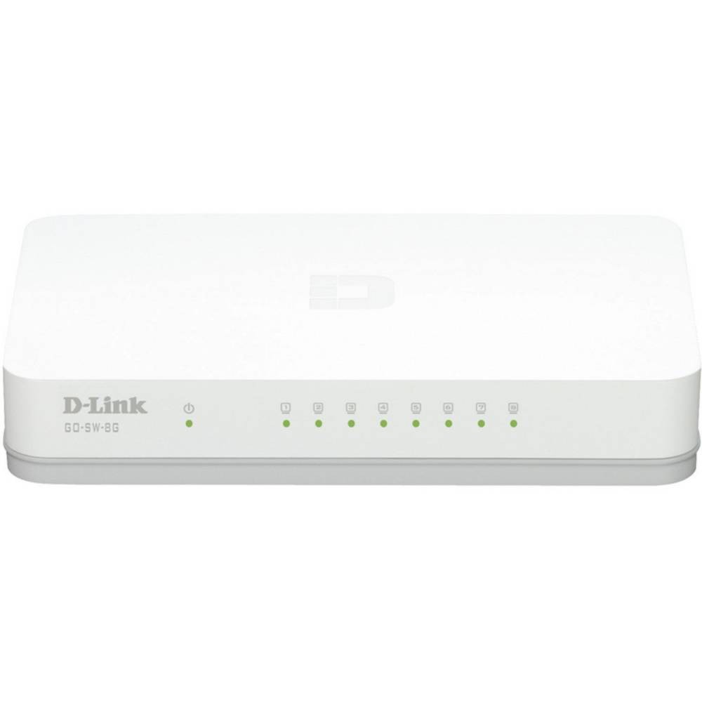 Switch Gigabit 8 ports D-Link GO-SW-8G pour un transfert de données ultra rapide