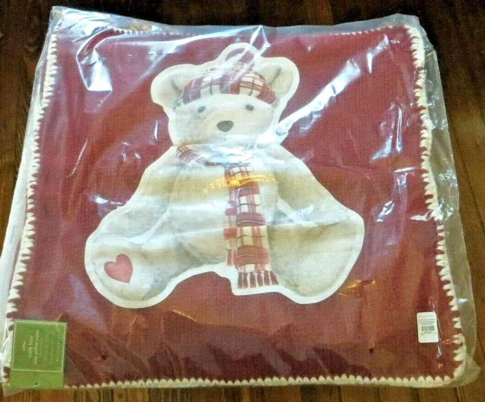 Pottery Barn праздничная подушка Sham плюшевый медведь Disney день рождения вечеринки детский подарок, - Изображение 2 из 4