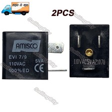 2PCS Electrical Pneumatic Solenoid Valve Coil For Amisco EVI 7/9 AC110V 5VA USA