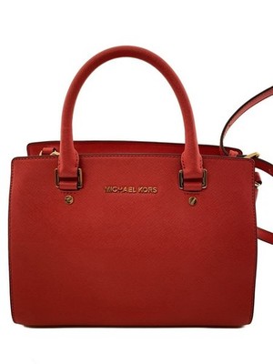 MICHAEL KORS Shoulder Bag, Red, Solid Color, 30S3GLMS2L