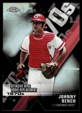 2020 Topps Chrome Decade of Dominance Die Cut #DOD-6 Johnny Bench