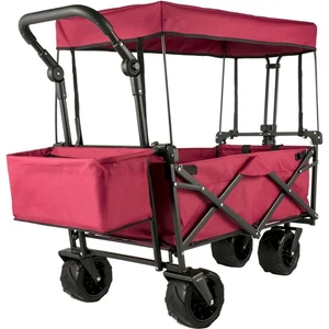 VEVOR Chariot pliant de jardin pliable avec utilitaire Shade Beach