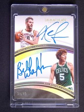 2016-17 Panini Immaculate Kevin Love/Bill Walton #16 Duals Auto /49
