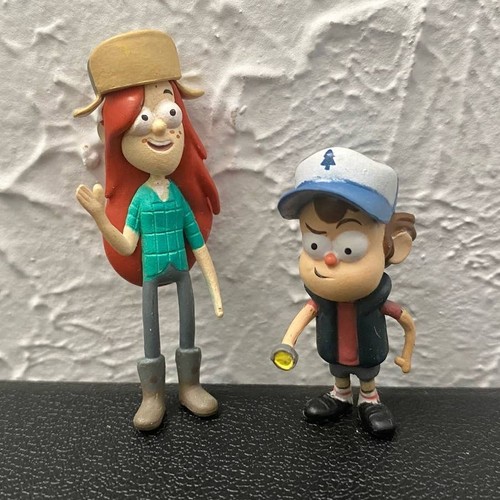 Raro juego de 5 mini figuras Jazwares Disney Gravity Falls (Falta Soos) - Imagen 2 de 5