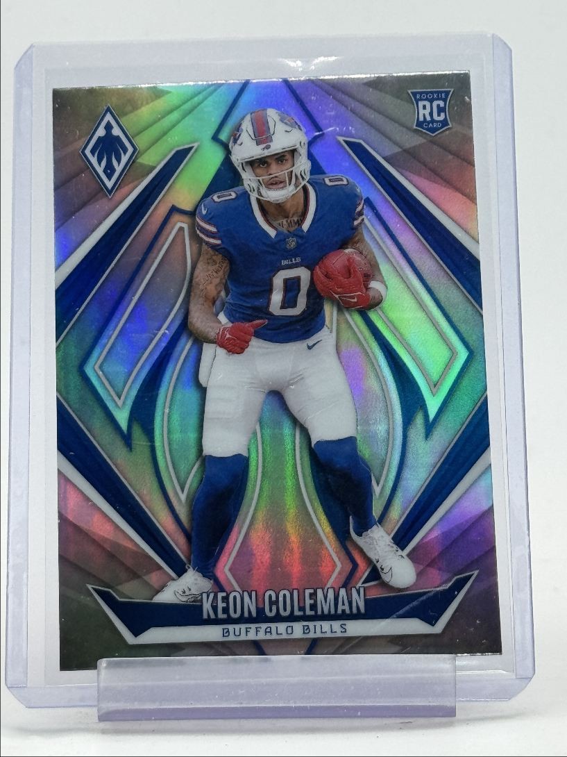 KEON COLEMAN 2024 PHOENIX FOOTBALL ROOKIE SILVER BILLS #213 RC Q2794