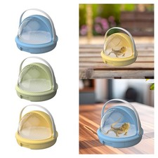 Reptile Feeding Box Clear Gifts Tarantula Enclosure for Office Scorpion Home