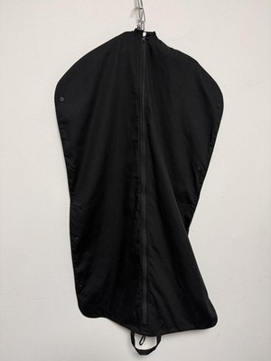 CHANEL 衣類カバー 各5枚づつ Chanel Travel Garment Bag Black Cotton Suit Cover Logo Zipper Snap
