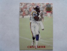 1992 Pro Set Power HOF Player Cris Carter Football Card 268
