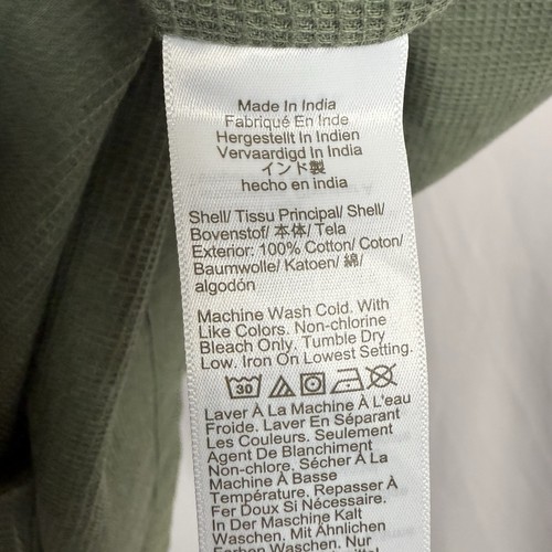 J CREW Button-Up Shirt Mens 2XL Green SS Casual Modern Relaxed Cotton Flex NEW - Picture 10 of 10