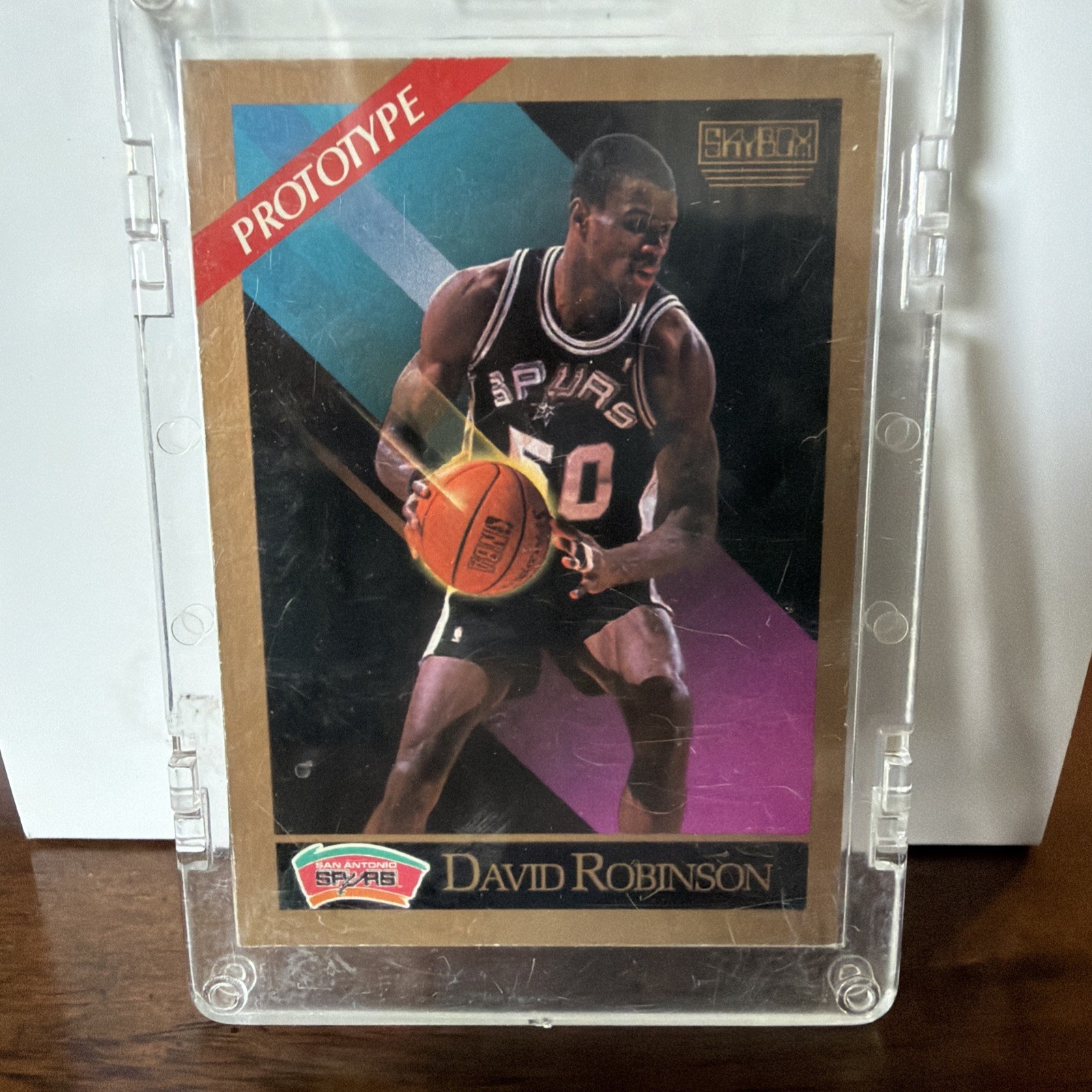 1990-91 Skybox David Robinson #259 Prototype - SKYBOX DEBUT ROOKIE