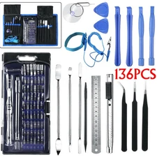 136x Repair Opening Tool Kit Screwdriver Set For Mobile Phone Laptop PC Phone US