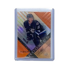 UPPER DECK NHL Card SP GAME USED KYLE CONNOR WINNIPEG JETS 113/115 #109 Used