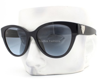Chanel Sunglasses ch5477A 1724/S2 Navy Blue Silver White Heart CC Logo w/case 