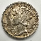 1935 S Mercury Dime AU You Grade it! 90% Silver Type Coin Free ship!